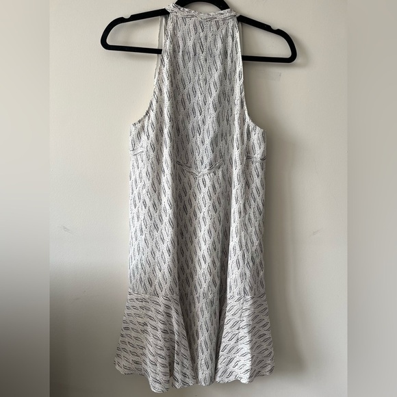 A.L.C. SILK Hadley Dress in White & Black - Picture 12 of 16